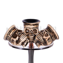 Arabian shisha pot ceramic cigarette bowl head personalized ghost head cigarette bowl shisha bowl internet celebrity special high-end
