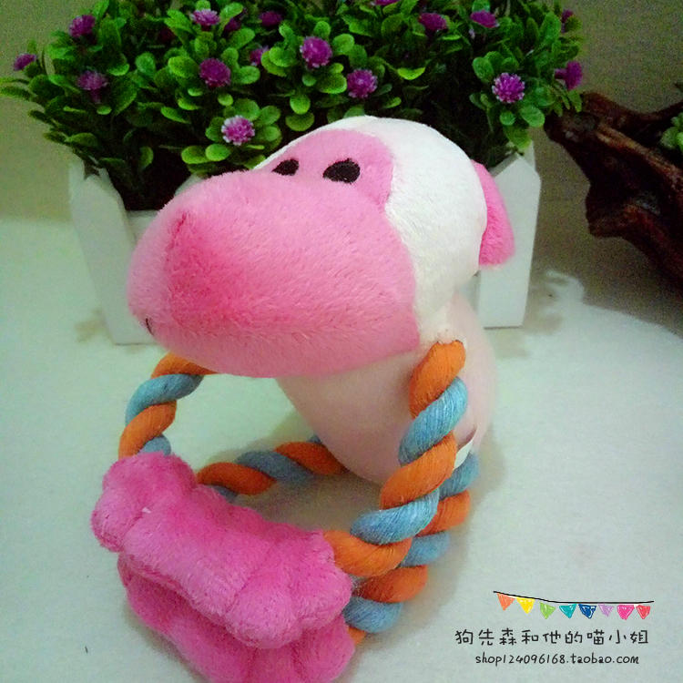 Pet dog mèo đồ chơi cắn răng cắn jinmao Teddy chó lớn và trung bình chó con dễ thương vật nuôi - Mèo / Chó Đồ chơi đồ chơi cho chó mèo