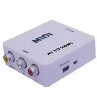 AV to HDMI converter 3RCA Lotus to HDMI CVBS to HDMI audio and video mini appearance
