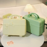 Ретро портативная косметичка, вместительная и большая сумка, маленький портативный чемодан, 14 дюймов