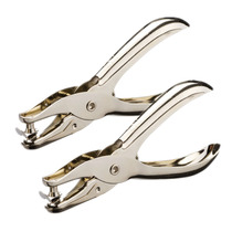 Del 0114 stationery mini cute single hole punching machine Students small manual binding ring loose leaf hole round hole