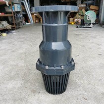 National standard Haoshan UPVC flange flip bottom valve rocking plate bottom valve water suction valve water pump valve filter valve