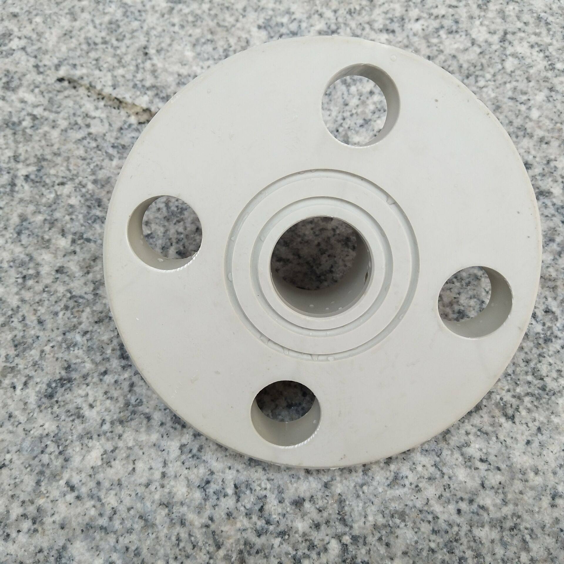 Wufeng PPH flange DN80 (90mm) water pump outlet flange sheet PP flange joint PP industrial pump port method