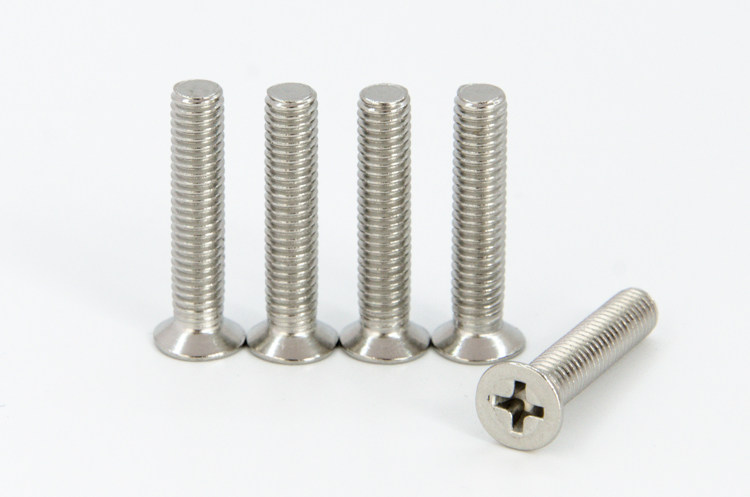 201 M10 stainless steel cross flat head screw sunk head screws M3M4M5M6M8X10-12-16-20-60