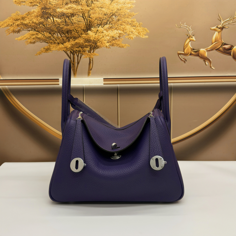 Handmade Waxed Thread Lindy Bag 2630 Original Cowhide Semi-Hand-Stitched Versatile Women's Shoulder Tote Doctor's Medicine Bag