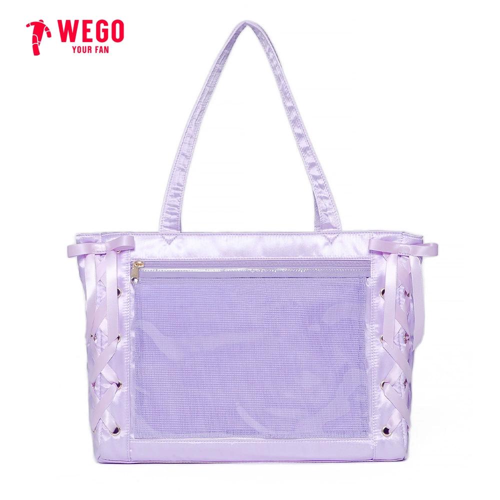 WEGO丝带痛包小食量S少女单肩包通勤吧唧丝皇二次元谷子痛文化