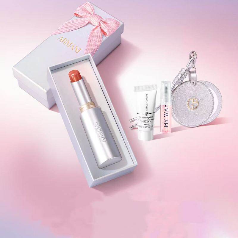 【重磅新品】阿玛尼银管玻璃唇膏43号