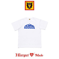 (Spot 5 discount) HUMAN MADE 20SS BLUE SNOW MOUNTAIN FOXHILL FUN Lovers Short Sleeve T-shirt