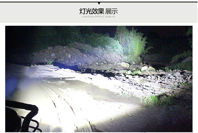 Внедорожные огни 牧马人a柱车顶灯北京bj40plus bj40l a柱射灯改装车顶led长条射灯 Harp