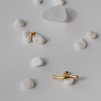 (shen See Life) Aunt Cui 0 and 1 Earrings Silver Needle Design Sense Does Not Hit Small Group Senior Earrings Female