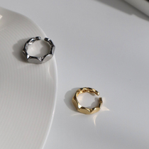 (shen depending on life) Aunt Cui pea pods ring simple light luxury fashion niche simple open ring