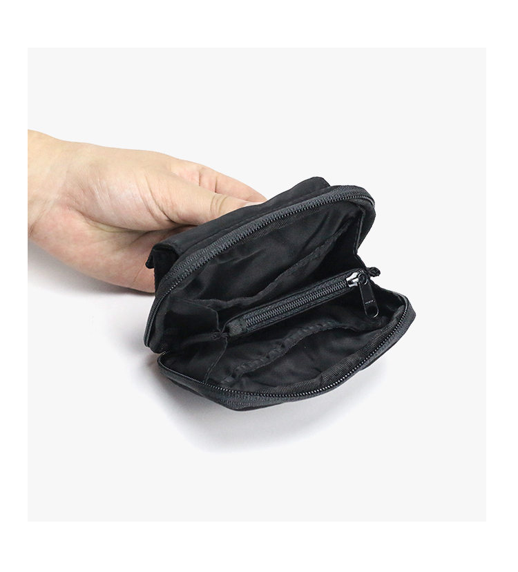 Thay đổi túi thủy triều thương hiệu cá nhân thẻ mini gói chìa khóa túi nylon ví nhỏ đồng xu túi nam và nữ dây kéo đoạn ngắn in - Ví tiền ví cầm tay