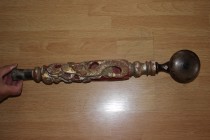 Antiques Collection Qing Dynasty Dragon Carved Smoking Gun Pipe 3