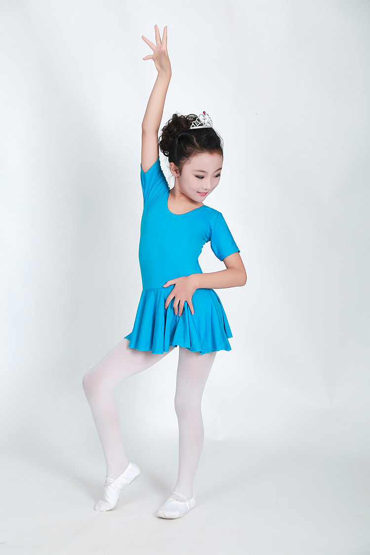 Khiêu vũ ăn mặc cô gái mùa xuân cho trẻ em và mùa thu Thực hành ăn mặc cô gái Ballet Trang phục váy Khiêu vũ Latin váy Trung Quốc Vũ