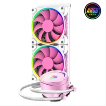 ID-COLORING PINKFLOW 240 PINK CUSTOM 5V APERTURE MAGIC SYNCHRONOUS ARGB INTEGRATED WATER COOLING
