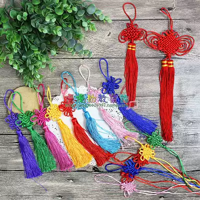 Process with Chinese characteristics folk handicrafts tassel DIY accessories small colorful Chinese knot gifts with Chinese characteristics