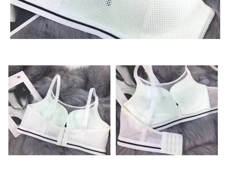 Mùa hè không có vòng thép chống lóa lưới ống đồ lót hàng đầu thoáng khí liền mạch gợi cảm tụ tập áo ngực cô gái áo lót đẹp