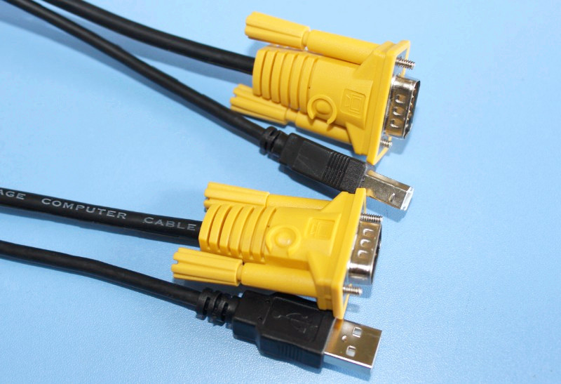 Maxtor-dimensional moment kvm line usb double parallel line usb vga line computer monitor kvm switch cable