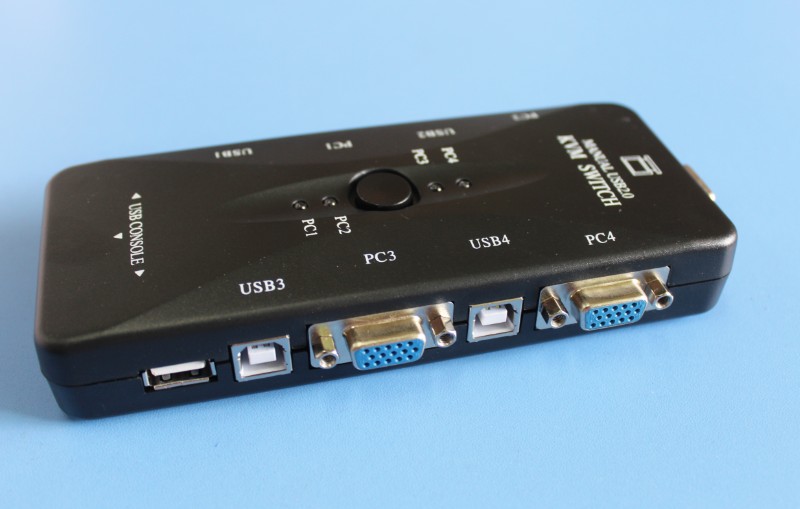 MT-401UK-CH kvm switcher 4-port USB 4 in 1 out manual sharer 4-way computer wiring