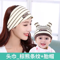 [2 куска родительского -килд] шляпа шляпа с бурным медведем.