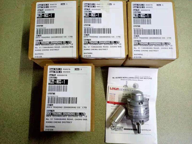 American original GAS air motor NL22-NCC-1 oil-free motor