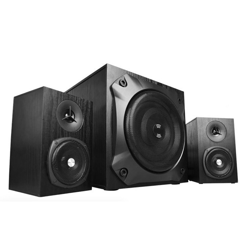 Desktop Computer Acoustics Active Wireless Bluetooth Wooden Laptop Speaker Heavy Low Sound Cannons Card USB Sound