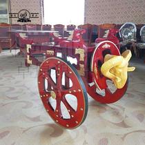 Mongolian tableware special whole sheep cart pallet manual solid wood printing factory direct new products