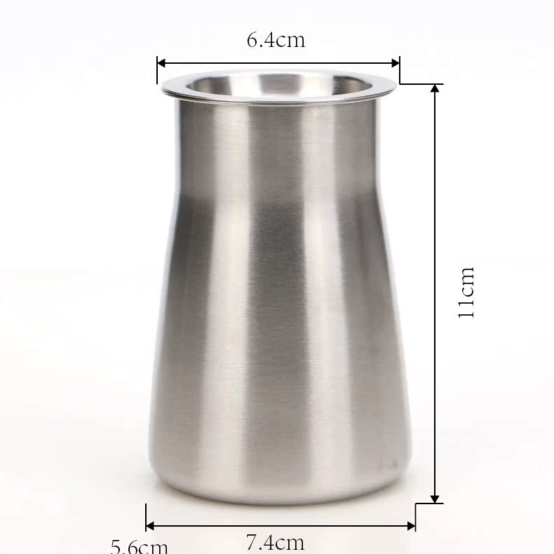 Cổ áo bằng thép không gỉ rây bột tách cà phê bột tách mùi cốc rửa tay cà phê phù hợp với thiết bị bình pha cà phê cold brew