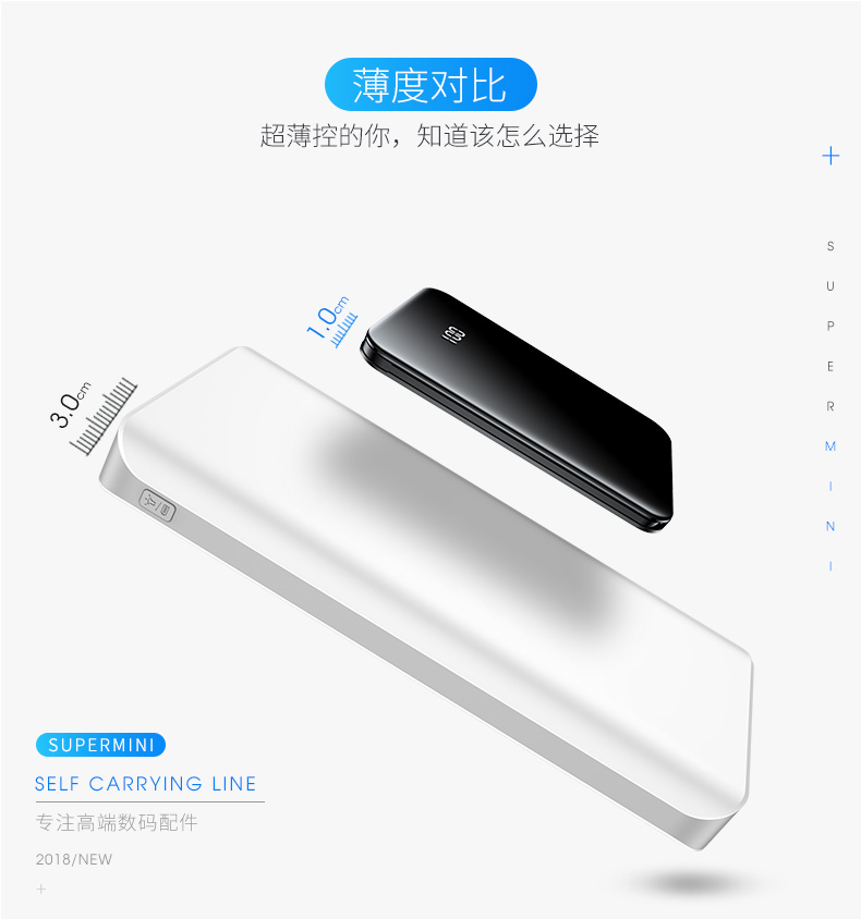 dòng Mini đi kèm sạc kho báu dung lượng lớn cầm tay nữ mỏng nhỏ gọn điện thoại di động nhanh sạc vivo mA chính hãng phổ biến điện thoại di động MIUI táo đỏ đáng yêu từ OPPO đặc biệt Huawei - Ngân hàng điện thoại di động sạc dự phòng esaver