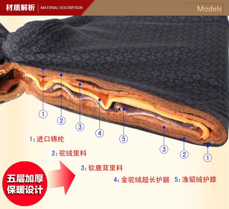 Pantalon collant Moyen-âge en nylon - Ref 748643 Image 10