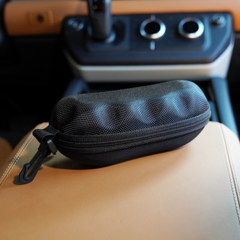 Hook Zipper Style Glasses Case Eva Material Anti-Pressure Outdoor Sports Sunglasses Portable Storage Box