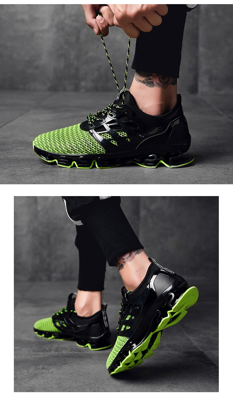 Mùa hè thường giày bóng rổ lưới thoáng khí giày thể thao nam blade running shoes giày du lịch sinh viên hấp thụ sốc mang giày giày thể dục