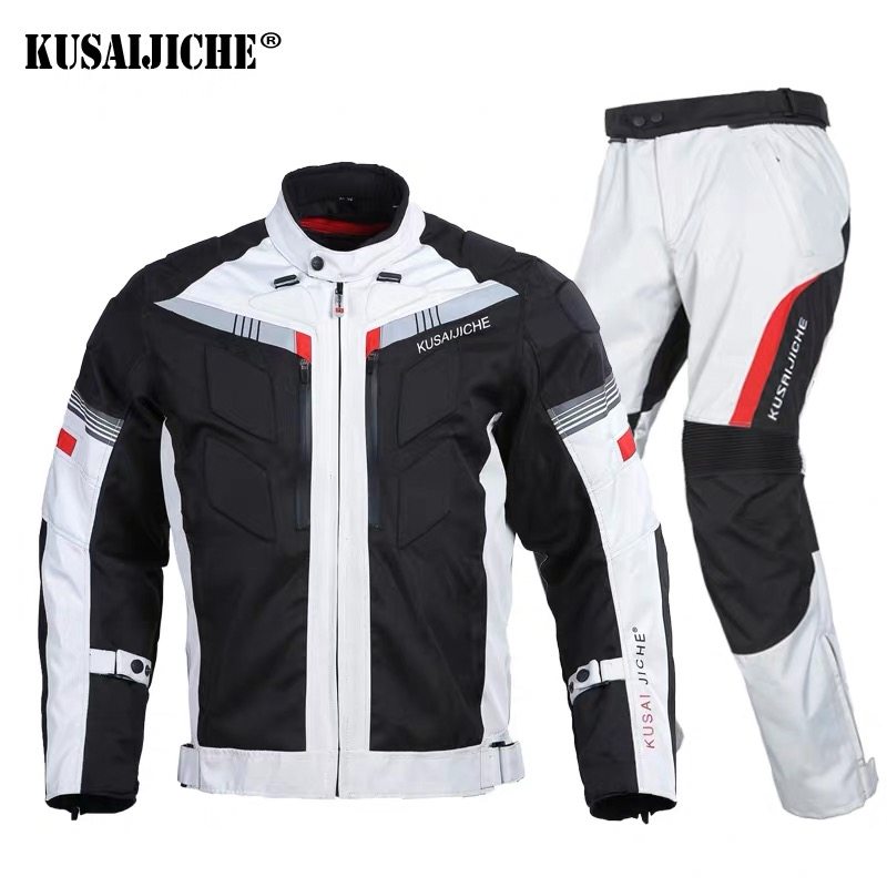 Summer riding essentials! motorcycle suit set: waterproof, drop-proof ...