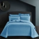 xuất khẩu châu Âu của bông ba mảnh bìa giường quilting bông bông màu rắn của Hàn Quốc tăng gấp đôi vải bông dày - Trải giường ra trải giường
