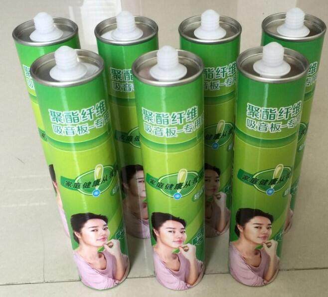 Polyester fiber sound-absorbing board sound-proof board special glue environmental protection nail-free glue cement gypsum board tile wood board