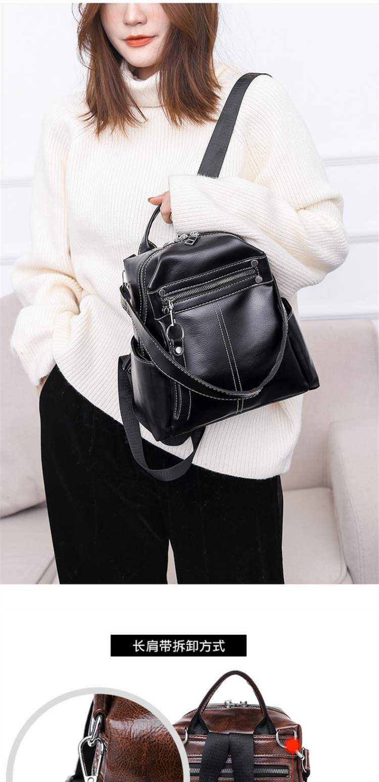 Ba lô nữ 2019 mới Hàn Quốc giản dị retro nhỏ túi nhỏ siêu lửa thời trang nữ ba lô thủy triều - Ba lô balo chéo nam
