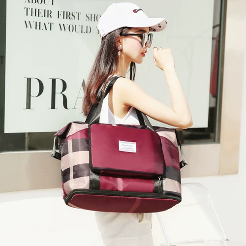 Вместительная и большая сумка для путешествий, складной портативный набор, сумка для хранения, спортивная сумка