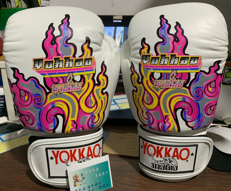 Bangkok 4.0 Thailand Original Imported Yokkao Genuine Leather Cowhide Gloves Muay Thai Fighting Men's and Women's Sports Shorts