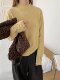 8501 Korean-Style Soft Bear Velvet Sweater with Crochet Hollow-Out Cuffs, Slim-Fit, Soft and Flattering Knit Top