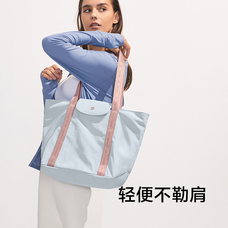 Banana Tote Bag Large-capacity Women's Bag Lightweight Folding Canvas All-match Travel Shopping Bag One-shoulder Hand-held Messenger Bag