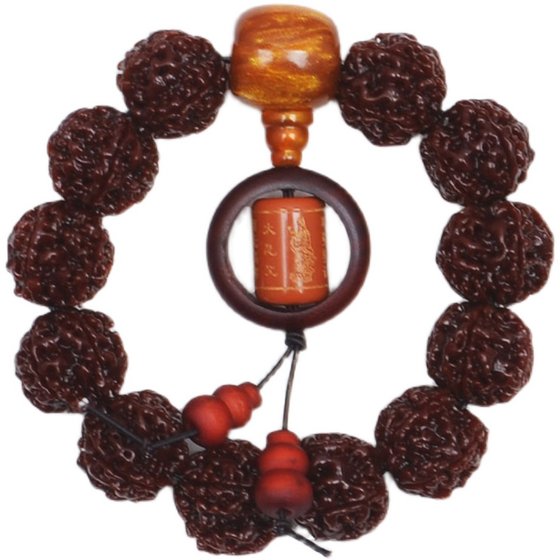 큰 Rudraksha 팔찌 남자의 새로운 씨앗 원래 씨앗 큰 Rudraksha 구슬 팔찌 7 일곱 일곱 여덟 여덟 꽃잎 묵주 구슬