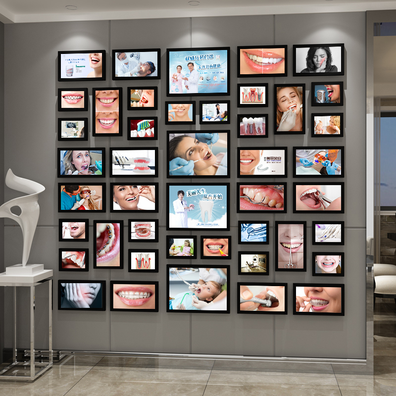 Dental Clinic Solid Wood Photo Wall Decoration Hanging Paintings Oral Hospital Promotional Posters Dental Beauty Clinic Picture Frames Dental Clinic Solid Wood Photo Wall Decoration Hanging Paintings Oral Hospital Promotional Posters Dental Beauty Clinic Picture Frames