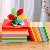 Color folded paper Material diy hand made material Colored Paper Thousand Paper Cranes of Crane Origami Elementary School