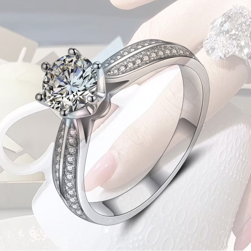 Wedding Naked Stone Mosambi Drilling for men and women The ring with certificates supports the national inspection of a Clara living couple's drill ring
