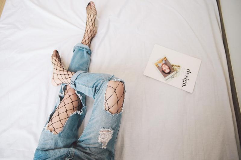 Mùa hè lưới đánh cá vớ thời trang sexy vớ cơ sở Châu Âu và Châu Âu lỗ jeans vớ sexy fishnet quần vớ