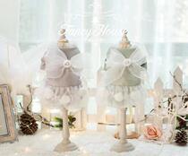 FANCY HOUSE Pet Clothes New Product: Organza Down Padded Coat Teddy Bear