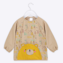 Baby eating clothes baby bibs Rice pockets kindergarten children anti-wearing waterproof anti-dirt apron
