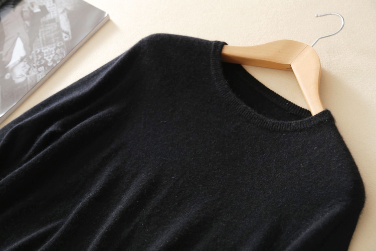 Thời trang thu đông 2017 mới xu hướng Hàn Quốc cổ tròn áo khoác cashmere trùm đầu áo len dài tay áo len nam trung niên - Áo len Cashmere quần jean nam ống rộng