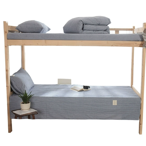 Хлопковая простыня, комплект, подходит для студента, 0.9м, 1м, 3 предмета