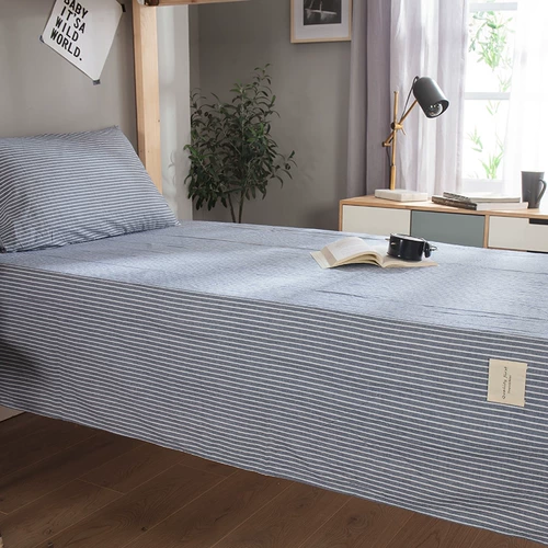 Хлопковая простыня, комплект, подходит для студента, 0.9м, 1м, 3 предмета